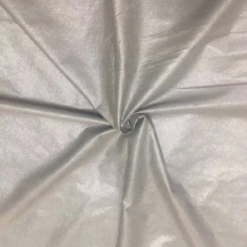 Посеребренный нетканый материал Защитная ткань из серебристого волокна Защитная ткань из серебристого волокна