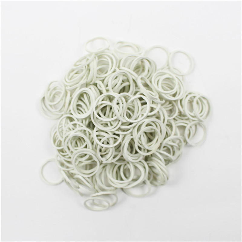 Factoty прямые продажи мини-белые резинки с высокой эластичностью, прочностью и прочностью, резиновое кольцо для связки линии передачи данных