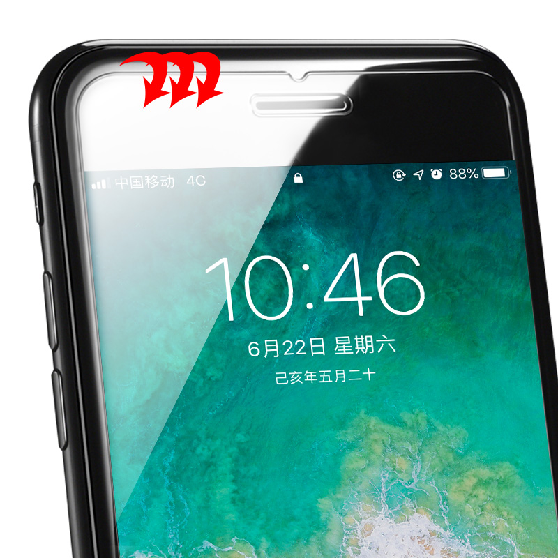 высококачественная стальная плёнка из горячего 9H для защиты экрана Apple Iphone 6 7 8