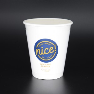Двойной рукав 12\\/16 унций изолирует экологически чистые бумажные стаканчики для горячих и холодных напитков