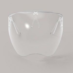 Пластиковая защитная маска для защиты от брызг с рамкой