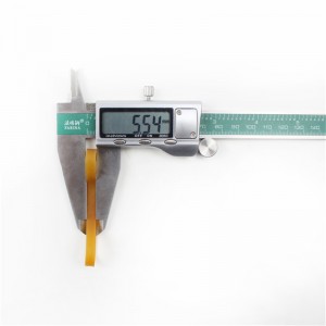 Изготовленная на заказ расширенная желтая прозрачная высокотемпературная несмещающаяся промышленная резиновая лента