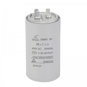 450VAC 30UF 50/60HZ C S0 40/70/21 CQC CBB60 Конденсатор