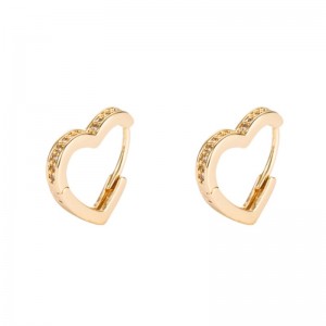 Ins ins Bridger Source Source Корейские Моды Серьги Латунь Микроинната Зиркона Серьги Женский Европейский и Американский Темперамент Сердце...