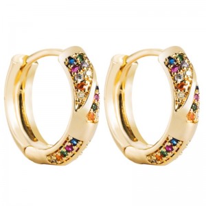 Серьги в европейском и американском этническом стиле творческие геометрические полые серьги женские медрые покрытые реальные з...