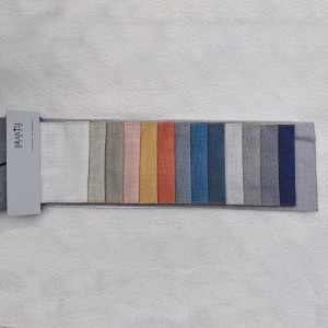 Пряжа окрашенная хлопчатобумажная льняная ткань BNT1903