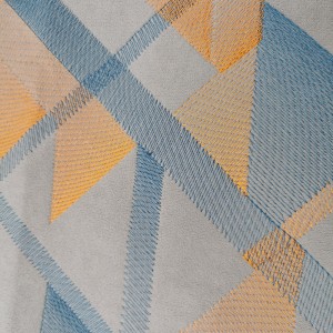 Вышитая фланелевая ткань BNT6867