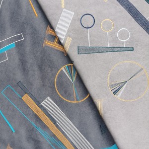 Вышитая фланелевая ткань BNT6868