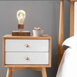 Магнитная левитация лампочки сенсорный коммутатор плавающей ночной свет творческий подарок домашний офис украшения