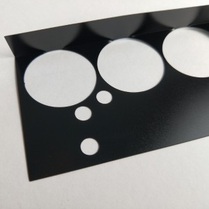 203 * 109 * 0.25 мм Черный изоляционный лист ПК, устойчивый к температуре и легко изгиб изоляционный лист