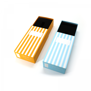 Оптом пользовательский логотип жесткий скользкий выдвижной выдвижной ящик для бутылки парфюмерии подарочная коробка аксессуар...