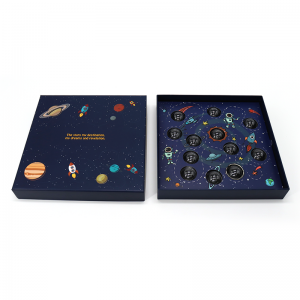 Индивидуальная розовая крышка и база роскошных валентинок волос картона волос подарочная коробка