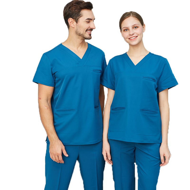 Высокое качество 4-х способов стретч медсестра наборы установок спандекс униформа оптом