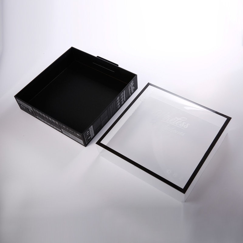 Пользовательские высококачественные моды перерабатывают черный цвет упаковочные коробки с логотипом