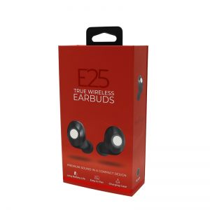 Картонная коробка Производитель Печатка Золотая фольга Запасных наушников Упаковочная коробка для Упаковки бытовой электроники