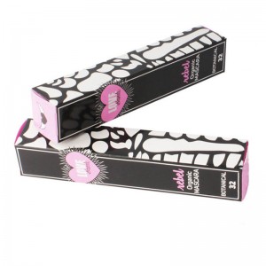 Черное и розовое искусство бумаги для ресниц