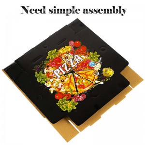 Cheap пользовательская коробка пиццы дизайна печати логотипа