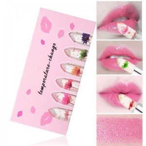 Прозрачная цветочная помада