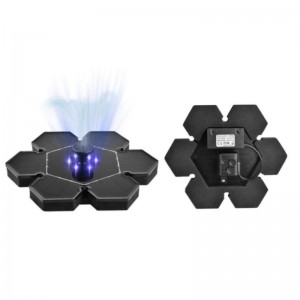 Набор фонтанов фонтана фонтана фонтана на открытом воздухе солнечного питания на открытом воздухе со светодиодными фонарями/со...