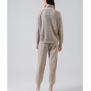 Модный повседневный джокер вязаный спорт 2 шт набор 69025#