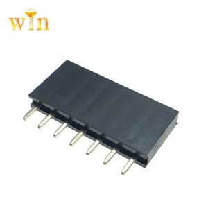 1x7P 180 ° Вертикальный DIP-контактный заголовок женский розетка H8.5mm