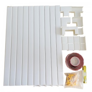 Кабель PVC Cable Counce Carter Short Caper Cavels Cable Raceway Экономичный кабель Hider для проводов прямых проводов Пластиковая крышка кабеля