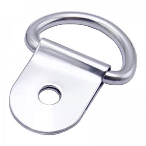 Небольшая стальная D-кольцевая стяжка мозолей, D кольца якорь кольцо для нагрузок на корпус грузовые прицепы грузовые трейлеры RV ...
