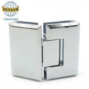 135 градусов цинковый сплав шарнир ванной зажим для душа дверь крепеж зажимное стекло двери душевая комната