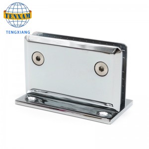 Ванная зажим для ванной комнаты Душевая комната Оборудование для аксессуаров Стеклянная дверь Клип шарнир цинковый сплав стекл...