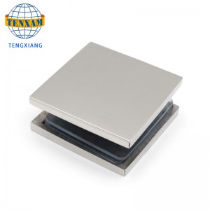 Китайский Производитель Стекло Холдинг Зажимы Chrome 2 * 2 дюймовый Клип Латунный Стекло Дверной Дверь Зажим Дверь&Оконные Шарниры 8-1...