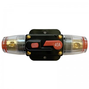 12V 24V DC 20A 30A 40A 50A 60A 80A 100A AUTO Автомобильный велосипед Солнечная энергия автоматического выключателя Сброс предохранителей выключат...