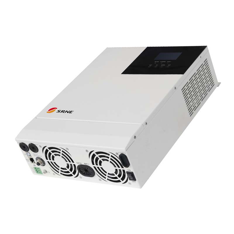 SRNE 5000W All-In-One MPPT Гибридный заряд солнечных зарядов горизонтальный 48V 220VAC чистая синусоидальная волна 80A MAX PV 145V OFF-GRID EBERTER