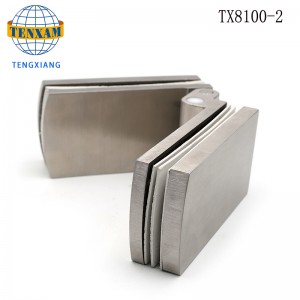 Оборудование для ванной комнаты Сверхмощные Длинные складные 180 градусов Душ Душ Стекло к стеклу Свободный шарнир