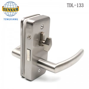 Коммерческие безраспломутные стеклянные дверные замки крюк замок с ручкой