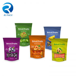 Пользовательские печатные ламинированные материалы встаньте пакеты для фруктов