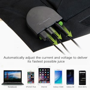 Складная солнечная панель 18 В 100 Вт портативный на открытом воздухе солнечное зарядное устройство для кемпинга