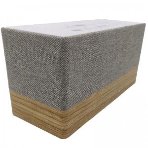 FB-CR320 High-End деревянные Bluetooth Clock Radio Speater W/гриль ткани