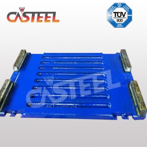 Terex JW40 Mobile Crusher Lister, челюсть клина Toogle Jaw Guard (1)