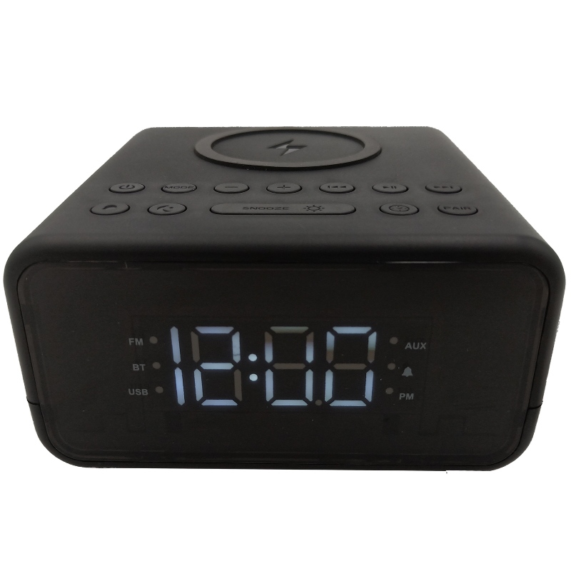 FB-CR01 Bluetooth Clock Radio с QI Беспроводное зарядное устройство