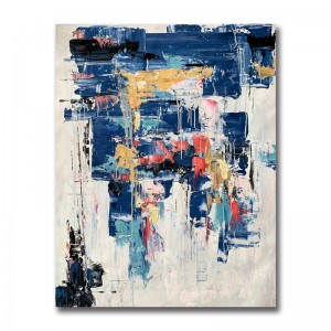 Оптом современный ландшафтный декор стен роспись абстрактная живопись ручной работы