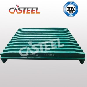 MC110 челюсть тарелка фиксированная и качелями для мобильной дробилки Kleemann