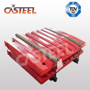 Части дробилки локомо C125B, тарелка челюсти фиксированные, челюсть подвижный