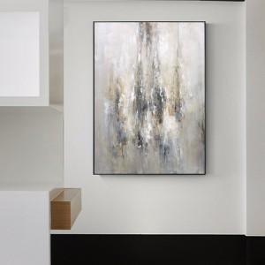 100% окрашенные на окрашенные окрашенные окрашенные окрашивание золотистого богато декоративных маслом на холсте абстрактное ис...