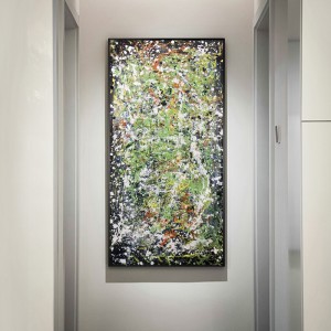 Оптом ручной работы тяжелые масляные окрасочные украшения комнаты абстрактные морские современные произведения искусства