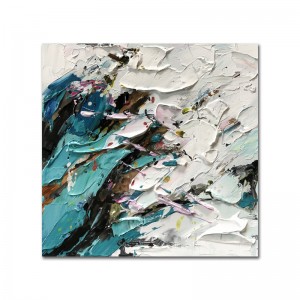 100% ручной роспись большой холст гостиницы ресторана декоративные стены Абстрактные картины холст для гостиной стены