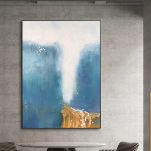 Ручная роспись большая абстрактная живопись маслом Холст Современная настенная картина искусства для живой комнаты