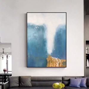 Ручная роспись большая абстрактная живопись маслом Холст Современная настенная картина искусства для живой комнаты