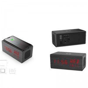 FB-CR8J780X Bluetooth Clock Radio с помощью беспроводного зарядного устройства QI