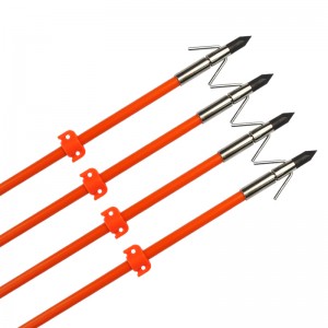 110021-og Elong Открытый OD8MM 32-дюймовый Боушина Стрелка Стрелка Стекловолокна Световой вал Стрельба из лука