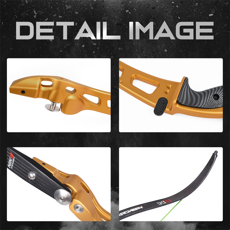 Nika Argery ET-8 68-inch Recurve Bow для стрельбы по мишени Арчера